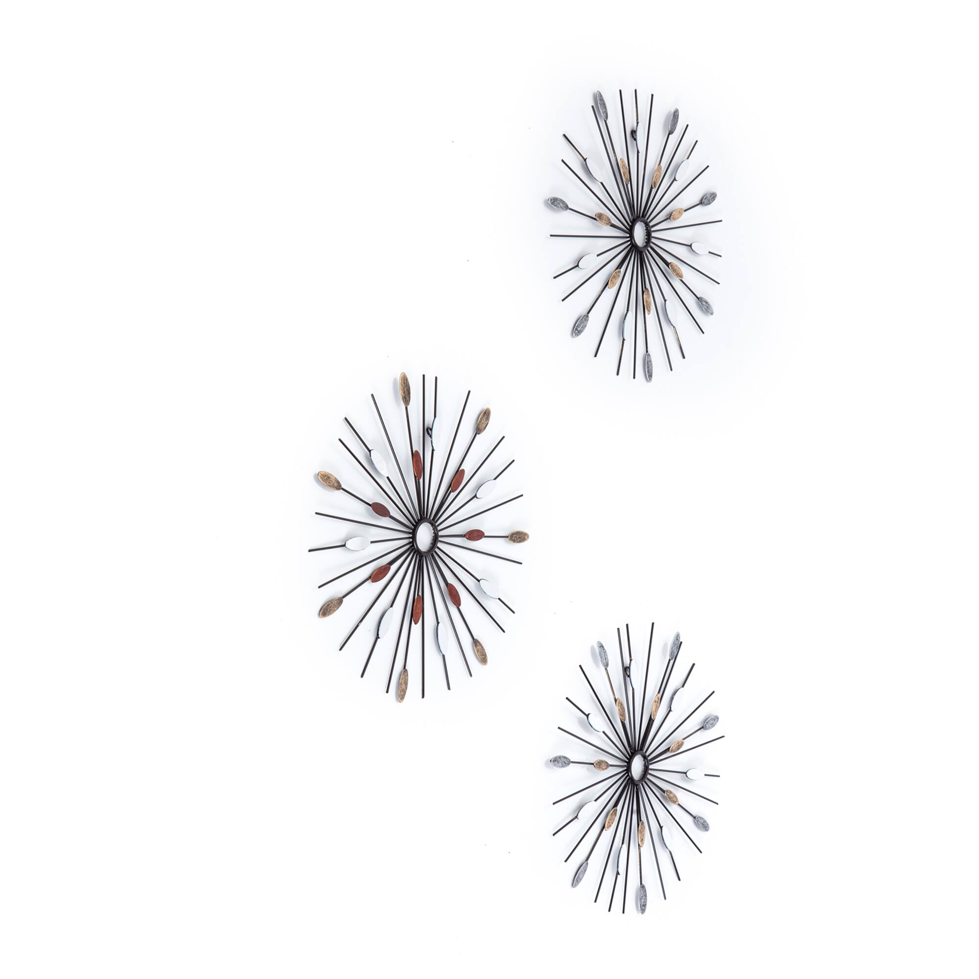 Habitat Decor Starburst Metal Wall Art Set